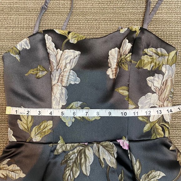 NEW Ted Baker Floral Jacquard Midi Dress - Picture 8 of 16